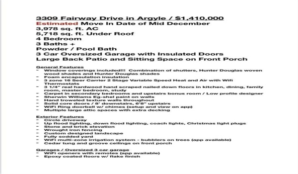 3309 Fairway Drive, Denton, TX 76226, 4 Bedrooms Bedrooms, ,3 BathroomsBathrooms,Residential,For Sale,3309 Fairway Drive,20759879