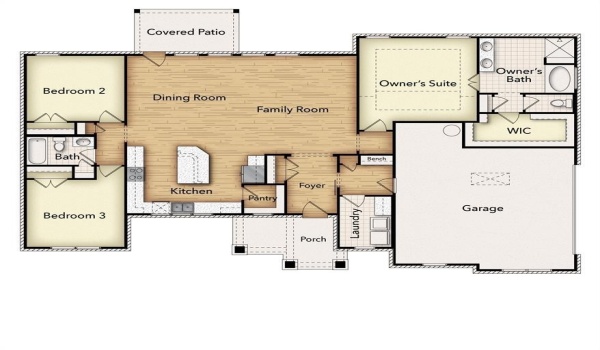 3112 White Oak Road, Oak Ridge, TX 75161, 3 Habitaciones Habitaciones , ,2 BañosBaños,Residential,En Venta,3112 White Oak Road,20768074