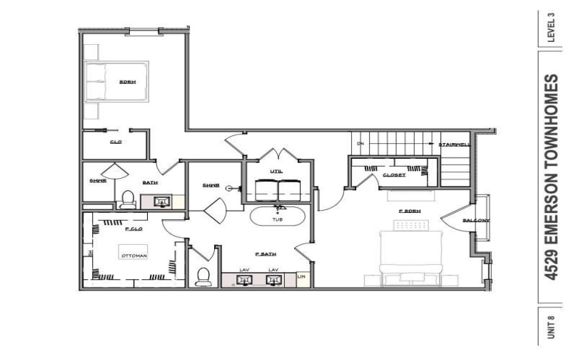 4529 Emerson Avenue #8, University Park, TX 75205, 3 Bedrooms Bedrooms, ,3 BathroomsBathrooms,Residential,For Sale,4529 Emerson Avenue,20780750