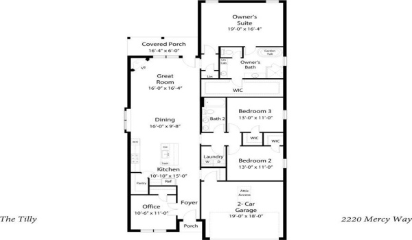 2220 Mercy Way, St. Paul, TX 75098, 3 Bedrooms Bedrooms, ,2 BathroomsBathrooms,Residential,For Sale,2220 Mercy Way,20779158