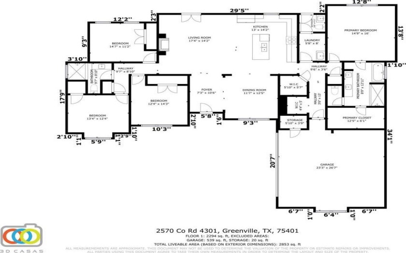 2570 County Road 4301, Greenville, TX 75401, 4 Habitaciones Habitaciones , ,2 BañosBaños,Residential,En Venta,2570 County Road 4301,20794126