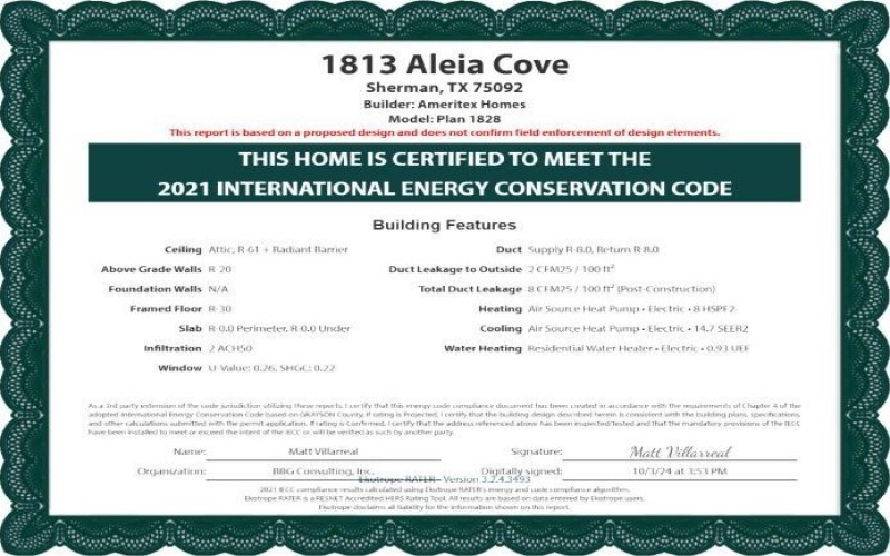 1813 Aleia Cove, Sherman, TX 75092, 4 Bedrooms Bedrooms, ,3 BathroomsBathrooms,Residential,For Sale,1813 Aleia Cove,20799835