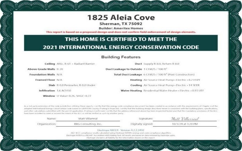1825 Aleia Cove, Sherman, TX 75092, 3 Habitaciones Habitaciones , ,2 BañosBaños,Residential,En Venta,1825 Aleia Cove,20799960
