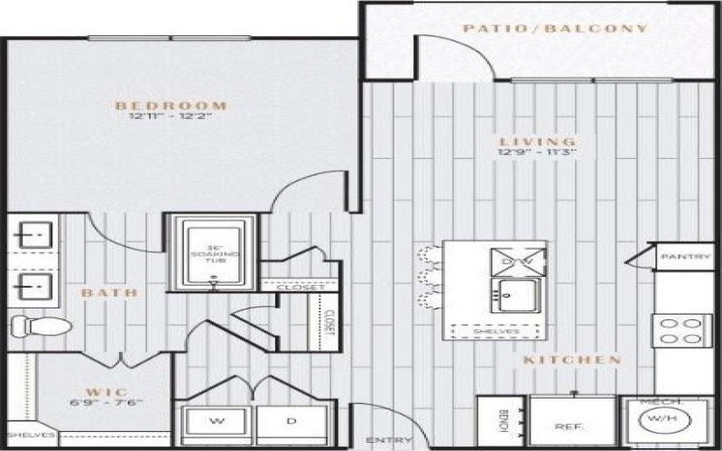 9301 Brewer Boulevard #1101, Fort Worth, TX 76123, 1 Bedroom Bedrooms, ,1 BathroomBathrooms,Residential Lease,For Rent,9301 Brewer Boulevard,20801001