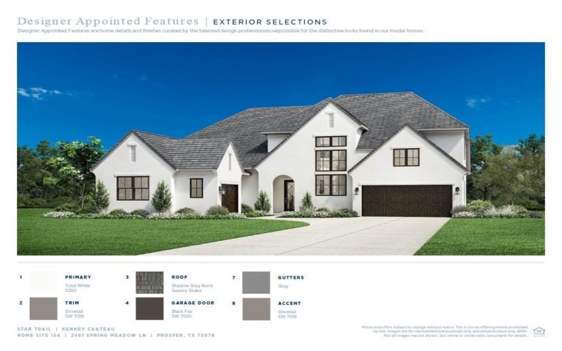 2461 Spring Meadow Lane Lane, Prosper, TX 75078, 4 Bedrooms Bedrooms, ,5 BathroomsBathrooms,Residential,For Sale,2461 Spring Meadow Lane Lane,20817835