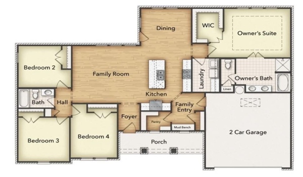 2432 Blackjack Oak Road, Oak Ridge, TX 75161, 4 Habitaciones Habitaciones , ,2 BañosBaños,Residential,En Venta,2432 Blackjack Oak Road,20843324