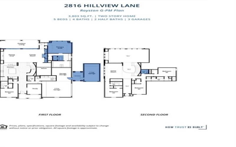 2816 Hillview Lane, Sherman, TX 75092, 5 Habitaciones Habitaciones , ,5 BañosBaños,Residential,En Venta,2816 Hillview Lane,20845143