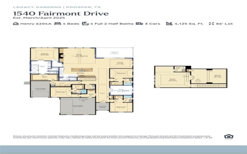 1540 Fairmont Drive, Prosper, TX 75078, 4 Bedrooms Bedrooms, ,5 BathroomsBathrooms,Residential,For Sale,1540 Fairmont Drive,20849026