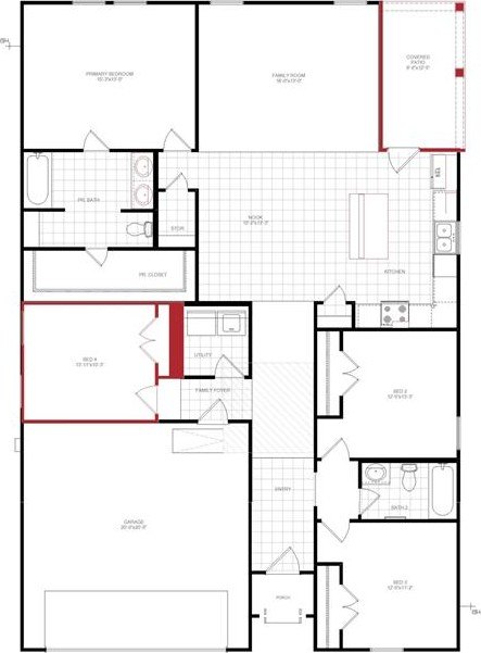 115 Honey Bee, Cleburne, TX 76031, 4 Bedrooms Bedrooms, ,2 BathroomsBathrooms,Residential,For Sale,115 Honey Bee,20857096