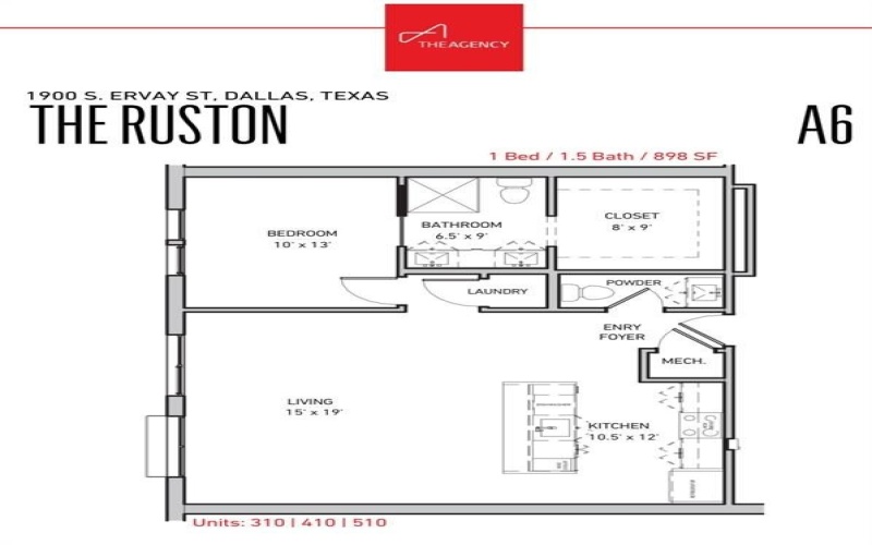 1900 S Ervay Street #310, Dallas, TX 75215, 1 Dormitorio Habitaciones , ,1 BañoBaños,Residential,En Venta,1900 S Ervay Street,20864477