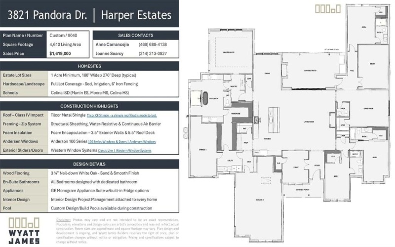 3821 Pandora Drive, Celina, TX 75009, 4 Bedrooms Bedrooms, ,5 BathroomsBathrooms,Residential,For Sale,3821 Pandora Drive,20870105