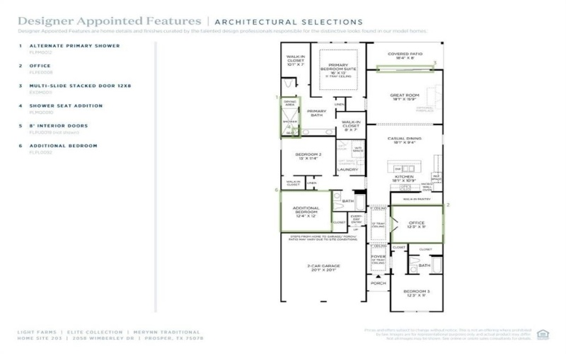 2058 Wimberley Drive, Prosper, TX 75078, 4 Bedrooms Bedrooms, ,3 BathroomsBathrooms,Residential,For Sale,2058 Wimberley Drive,20871331