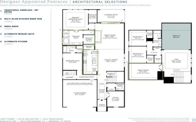 2013 Montgomery Lane, Prosper, TX 75078, 4 Habitaciones Habitaciones , ,3 BañosBaños,Residential,En Venta,2013 Montgomery Lane,20871750