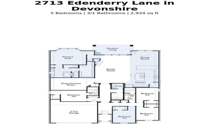 2713 Edenderry Lane, Forney, TX 75126, 5 Bedrooms Bedrooms, ,3 BathroomsBathrooms,Residential,For Sale,2713 Edenderry Lane,20873589
