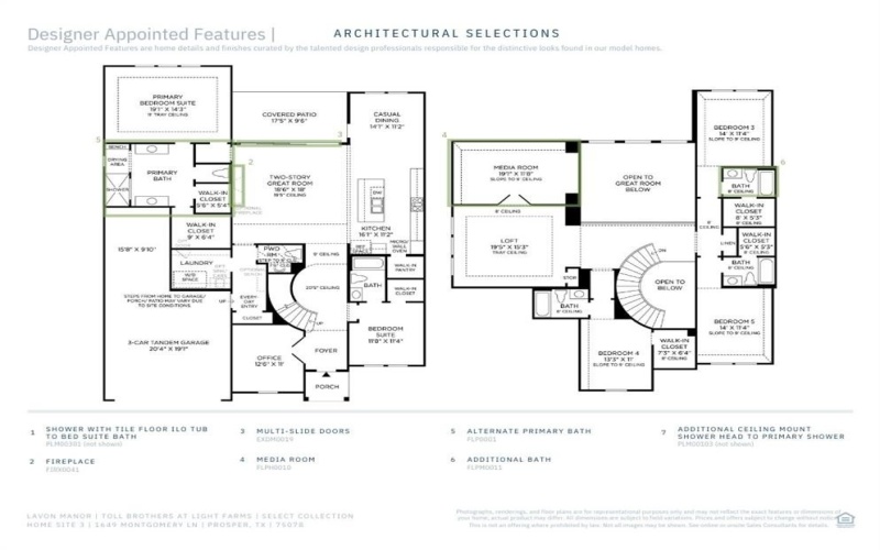 1649 Montgomery Lane, Prosper, TX 75078, 5 Bedrooms Bedrooms, ,6 BathroomsBathrooms,Residential,For Sale,1649 Montgomery Lane,20882943