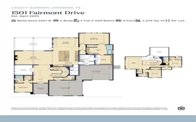 1501 Fairmont Drive, Prosper, TX 75078, 4 Bedrooms Bedrooms, ,5 BathroomsBathrooms,Residential,For Sale,1501 Fairmont Drive,20886071