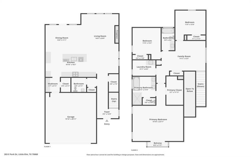 203 E Park Street, Little Elm, TX 75068, 3 Bedrooms Bedrooms, ,2 BathroomsBathrooms,Residential,For Sale,203 E Park Street,20889482