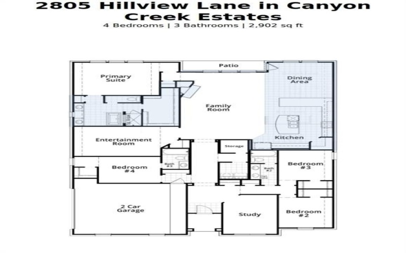 2805 Hillview Lane, Sherman, TX 75092, 4 Bedrooms Bedrooms, ,3 BathroomsBathrooms,Residential,For Sale,2805 Hillview Lane,20891969