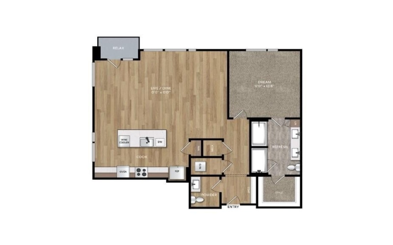 833 Van Cliburn Way #2-1004, Fort Worth, TX 76107, 1 Dormitorio Habitaciones , ,1 BañoBaños,Residential Lease,En Alquiler,833 Van Cliburn Way,20893581