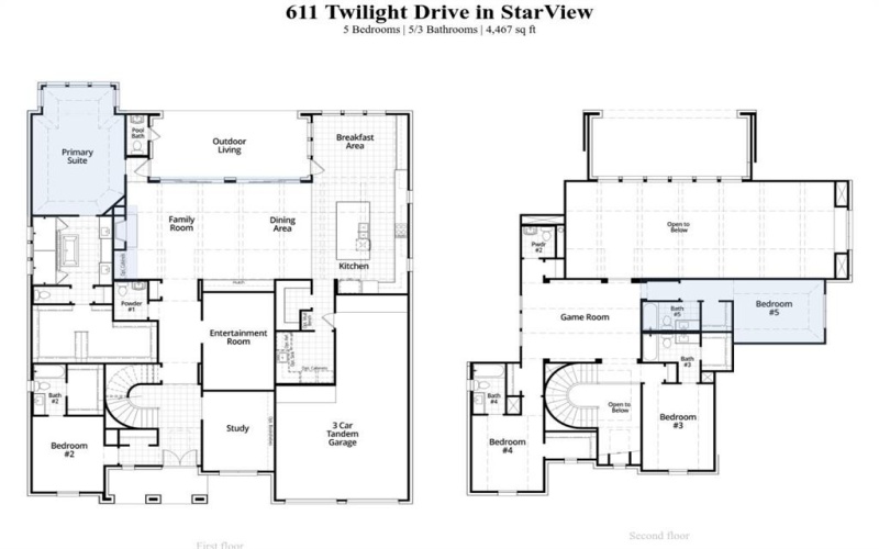 611 Twilight Drive, Prosper, TX 75078, 5 Bedrooms Bedrooms, ,6 BathroomsBathrooms,Residential,For Sale,611 Twilight Drive,20896502