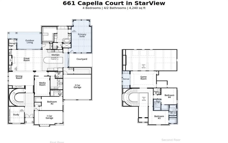 661 Capella Court, Prosper, TX 75078, 4 Bedrooms Bedrooms, ,5 BathroomsBathrooms,Residential,For Sale,661 Capella Court,20896519
