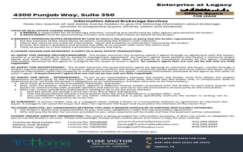 4300 Punjab Way #350, Frisco, TX 75033, ,Other,For Sale,4300 Punjab Way,20904602