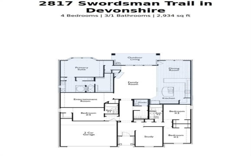 2817 Swordsman Trail, Forney, TX 75126, 4 Bedrooms Bedrooms, ,3 BathroomsBathrooms,Residential,For Sale,2817 Swordsman Trail,20909214