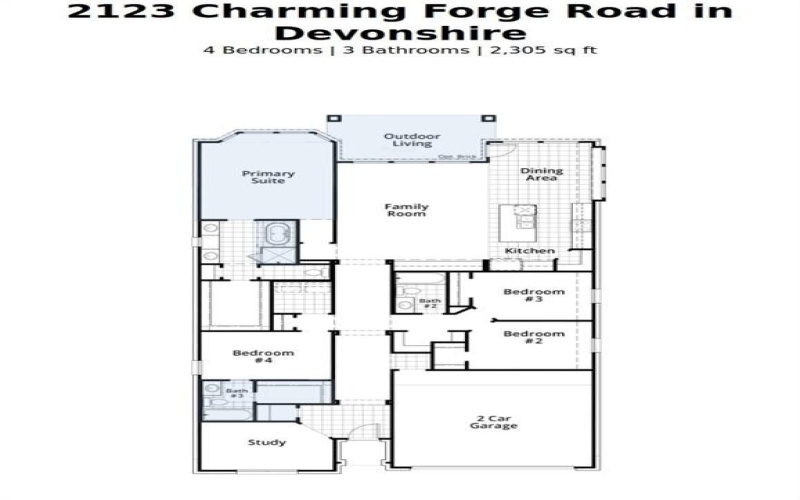 2123 Charming Forge Road, Forney, TX 75126, 4 Bedrooms Bedrooms, ,3 BathroomsBathrooms,Residential,For Sale,2123 Charming Forge Road,20909264