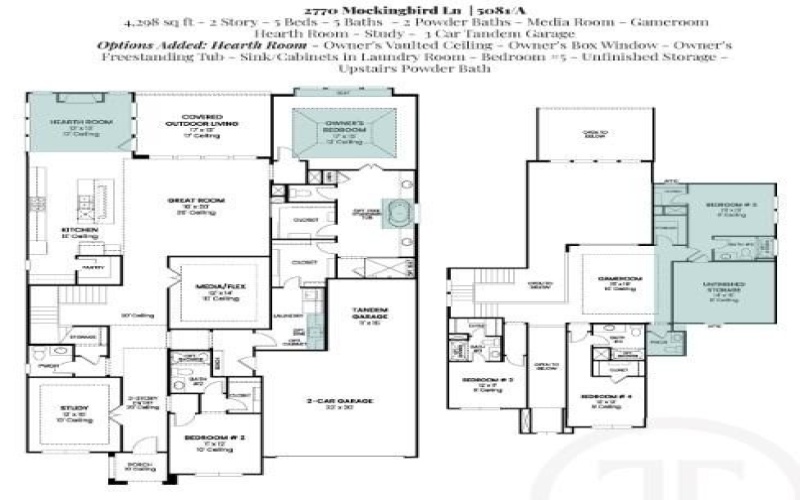 2770 Mockingbird Lane, Prosper, TX 75078, 5 Habitaciones Habitaciones , ,6 BañosBaños,Residential,En Venta,2770 Mockingbird Lane,20914129