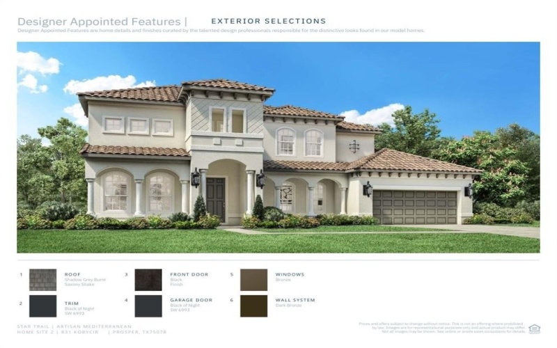831 Koby Circle, Prosper, TX 75078, 4 Bedrooms Bedrooms, ,5 BathroomsBathrooms,Residential,For Sale,831 Koby Circle,20927189