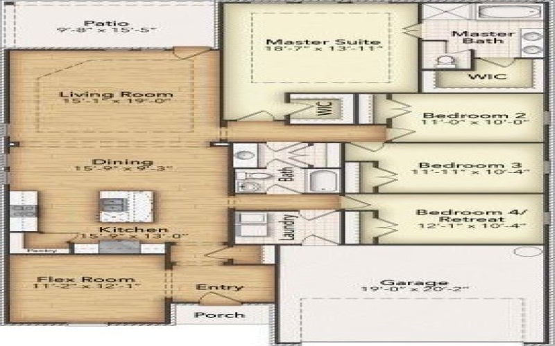 404 Tollett Drive, Aledo, TX 76008, 4 Bedrooms Bedrooms, ,2 BathroomsBathrooms,Residential,For Sale,404 Tollett Drive,20928727