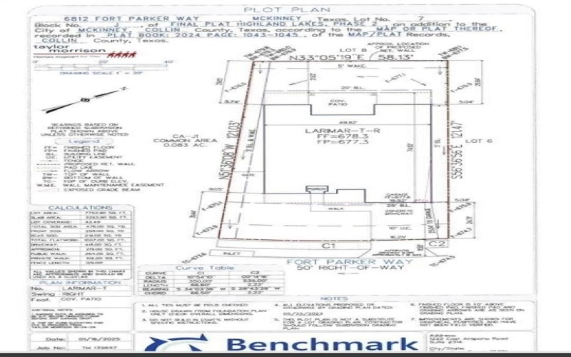 6812 Fort Parker Way, McKinney, TX 75071, 5 Bedrooms Bedrooms, ,5 BathroomsBathrooms,Residential,For Sale,6812 Fort Parker Way,20928824
