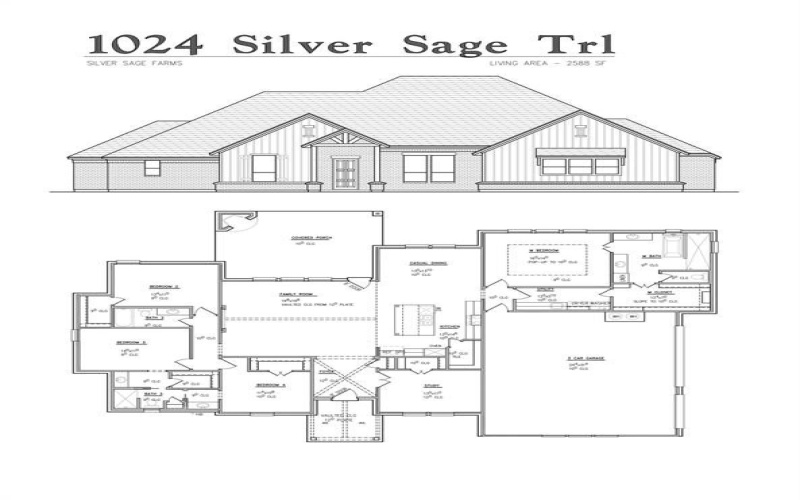 1024 Silver Sage Trail, Weatherford, TX 76085, 5 Habitaciones Habitaciones , ,3 BañosBaños,Residential,En Venta,1024 Silver Sage Trail,20933404