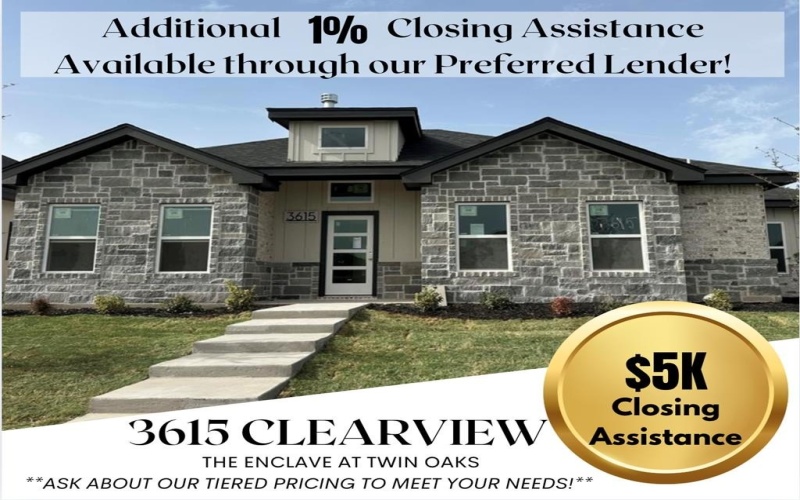 3615 Clearview Dr, San Angelo, TX 76904, 4 Bedrooms Bedrooms, ,3 BathroomsBathrooms,Residential,For Sale,3615 Clearview Dr,126875