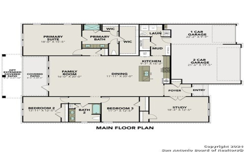 2830 Sueno Point, San Antonio, TX 78245, 3 Bedrooms Bedrooms, ,2 BathroomsBathrooms,Residential,For Sale,2830 Sueno Point,1825562