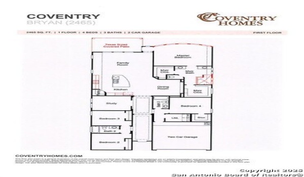 2511 Tortuga Verde, San Antonio, TX 78245, 4 Habitaciones Habitaciones , ,3 BañosBaños,Residential,En Venta,2511 Tortuga Verde,1839117