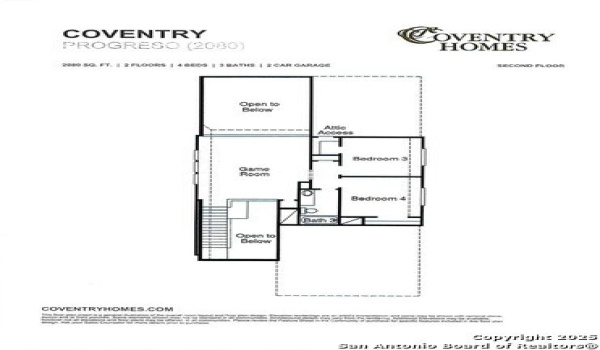 2432 Barkey Springs, San Antonio, TX 78245, 4 Habitaciones Habitaciones , ,3 BañosBaños,Residential,En Venta,2432 Barkey Springs,1856197