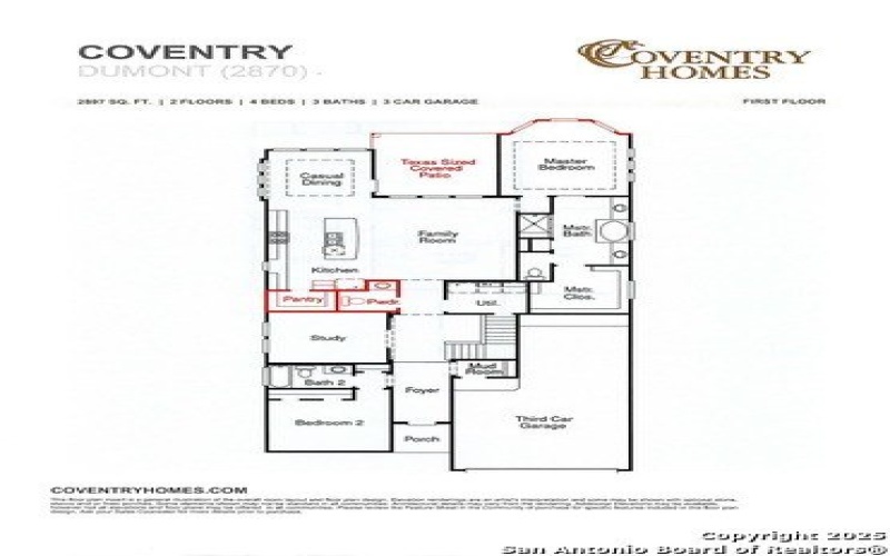 2918 Rough Hollow, San Antonio, TX 78245, 4 Habitaciones Habitaciones , ,3 BañosBaños,Residential,En Venta,2918 Rough Hollow,1859370