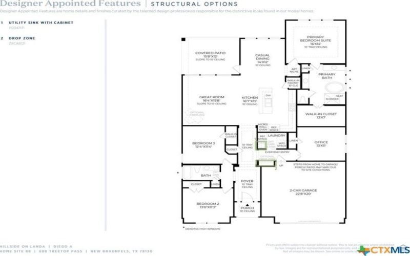 688 Treetop Pass, New Braunfels, TX 78130, 3 Bedrooms Bedrooms, ,2 BathroomsBathrooms,Residential,For Sale,688 Treetop Pass,560677