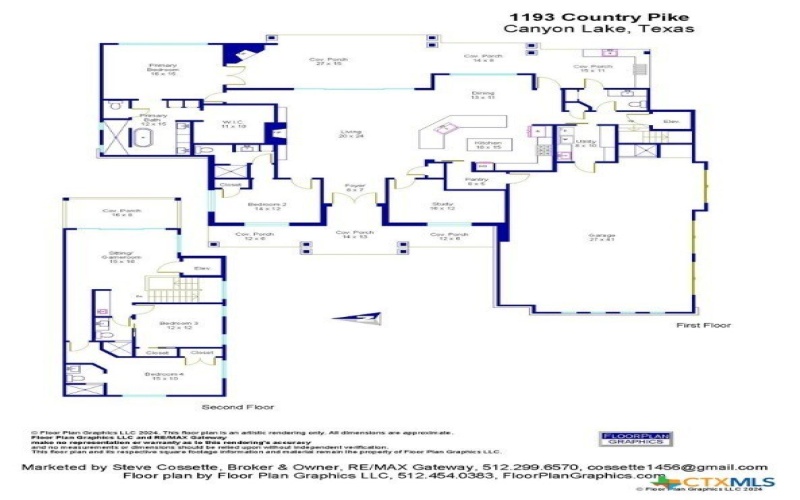 1193 Country Pike, Canyon Lake, TX 78133, 4 Habitaciones Habitaciones , ,5 BañosBaños,Residential,En Venta,1193 Country Pike,546912