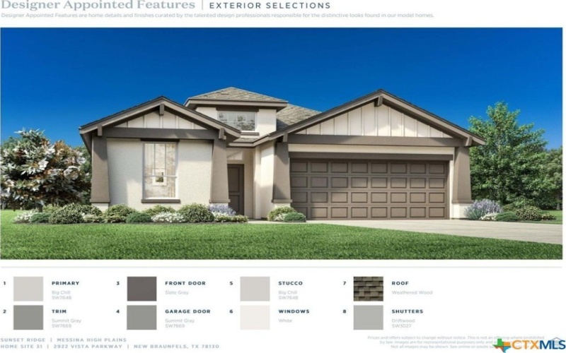 2922 Vista Parkway, New Braunfels, TX 78130, 4 Habitaciones Habitaciones , ,3 BañosBaños,Residential,En Venta,2922 Vista Parkway,555214