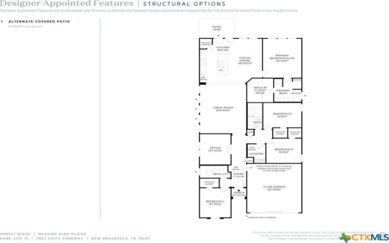 2922 Vista Parkway, New Braunfels, TX 78130, 4 Habitaciones Habitaciones , ,3 BañosBaños,Residential,En Venta,2922 Vista Parkway,555214