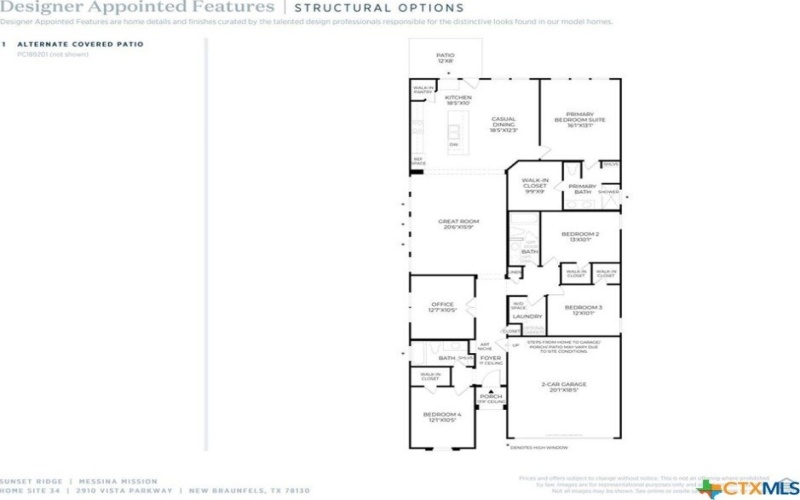 2910 Vista Parkway, New Braunfels, TX 78130, 4 Habitaciones Habitaciones , ,3 BañosBaños,Residential,En Venta,2910 Vista Parkway,555806