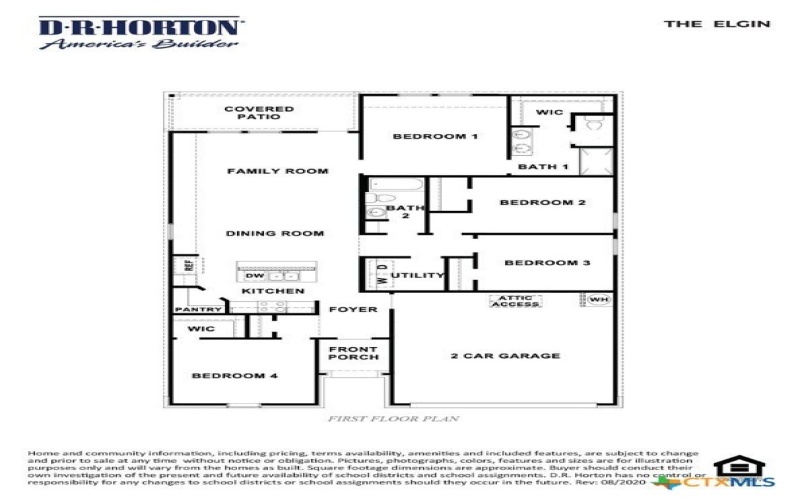 2430 Bee Creek Drive, Copperas Cove, TX 76522, 4 Bedrooms Bedrooms, ,2 BathroomsBathrooms,Residential,For Sale,2430 Bee Creek Drive,574184