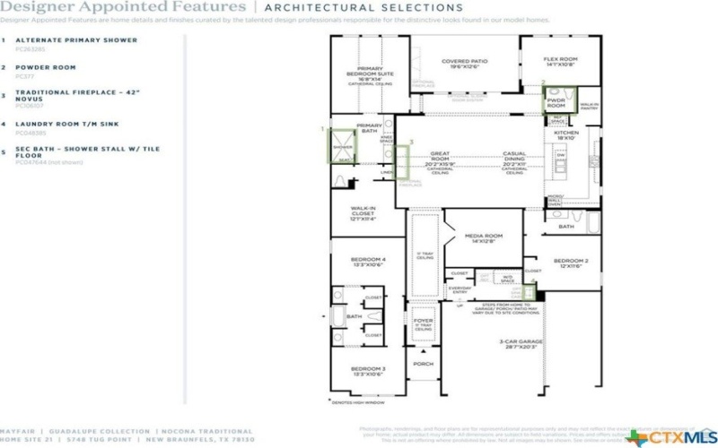 5748 Tug Point, New Braunfels, TX 78130, 4 Habitaciones Habitaciones , ,3 BañosBaños,Residential,En Venta,5748 Tug Point,566717