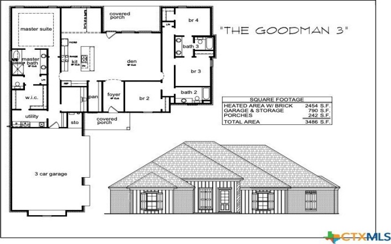 1325 Shirley Faye Lane, Salado, TX 76571, 4 Habitaciones Habitaciones , ,3 BañosBaños,Residential,En Venta,1325 Shirley Faye Lane,576965