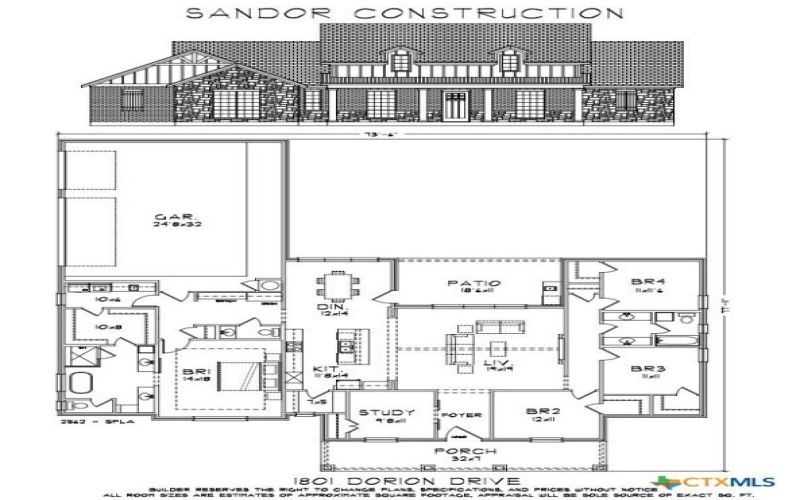 1801 Dorian Drive, Salado, TX 76571, 4 Bedrooms Bedrooms, ,2 BathroomsBathrooms,Residential,For Sale,1801 Dorian Drive,575335