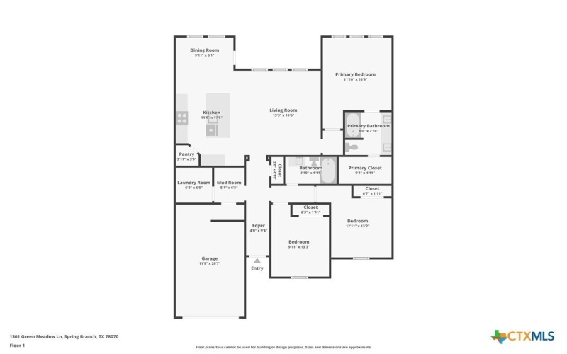 1301 Green Meadow Lane, Spring Branch, TX 78070, 3 Bedrooms Bedrooms, ,2 BathroomsBathrooms,Residential,For Sale,1301 Green Meadow Lane,576191