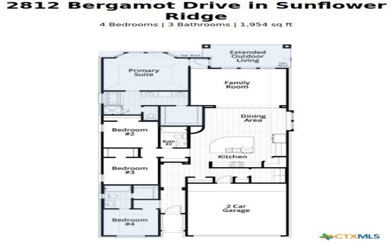 2812 Bergamot Drive, New Braunfels, TX 78130, 4 Habitaciones Habitaciones , ,3 BañosBaños,Residential,En Venta,2812 Bergamot Drive,576492