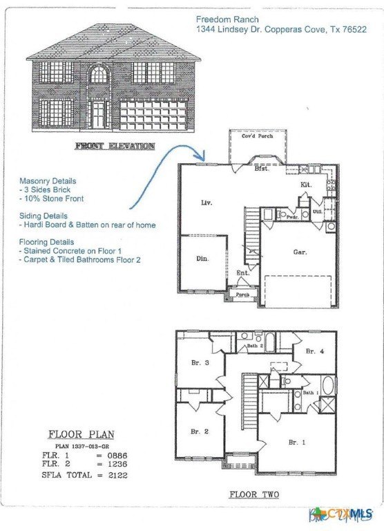 1344 Lindsey Drive, Copperas Cove, TX 76522, 4 Bedrooms Bedrooms, ,2 BathroomsBathrooms,Residential,For Sale,1344 Lindsey Drive,576577